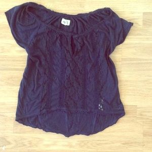 Navy blue blouse